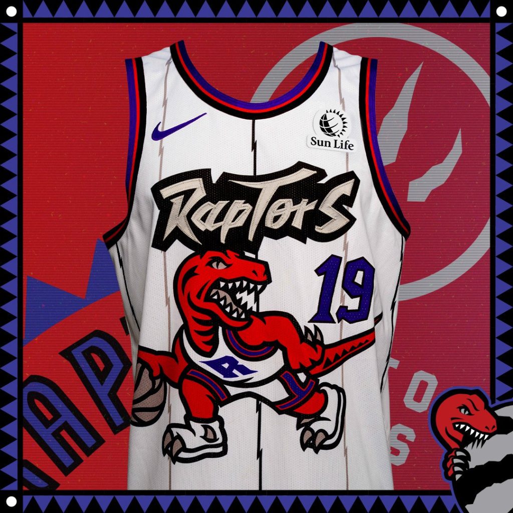 Raptors 25th anniversary sales jersey