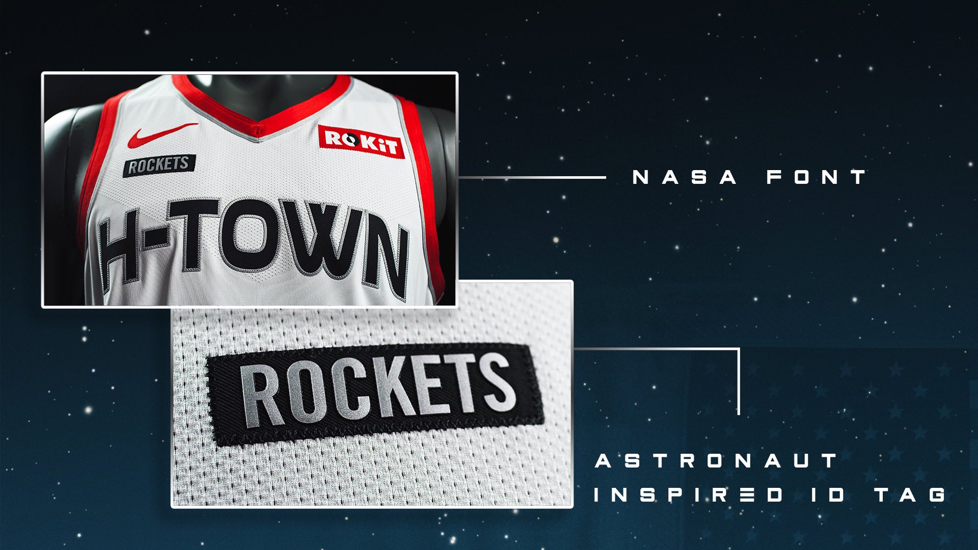 Houston rockets nasa hot sale jersey