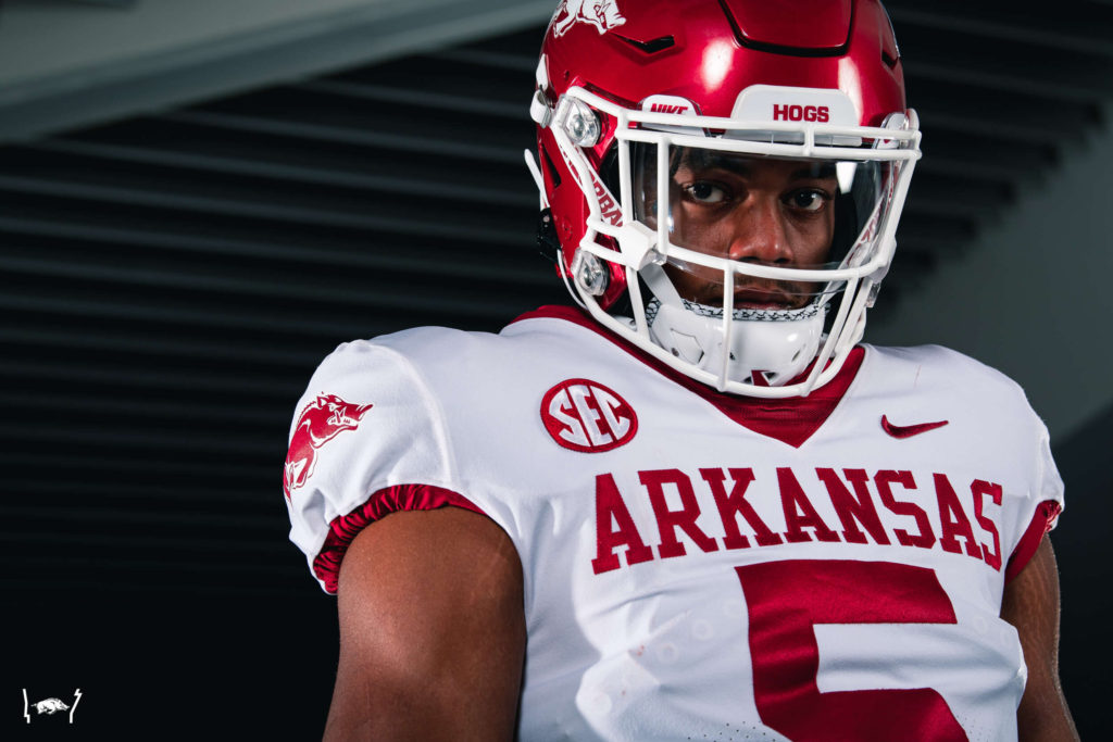 Arkansas releases classic white uniforms to go with last year's ...