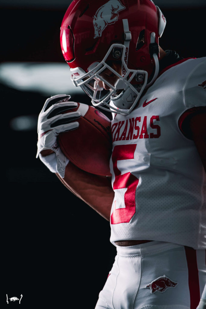 Arkansas releases classic white uniforms to go with last year's ...
