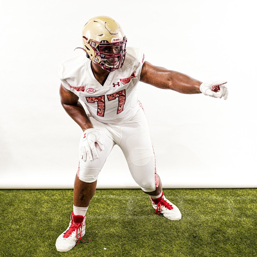 Boston College unveils "Red Bandana" football uniform Uniform Authority