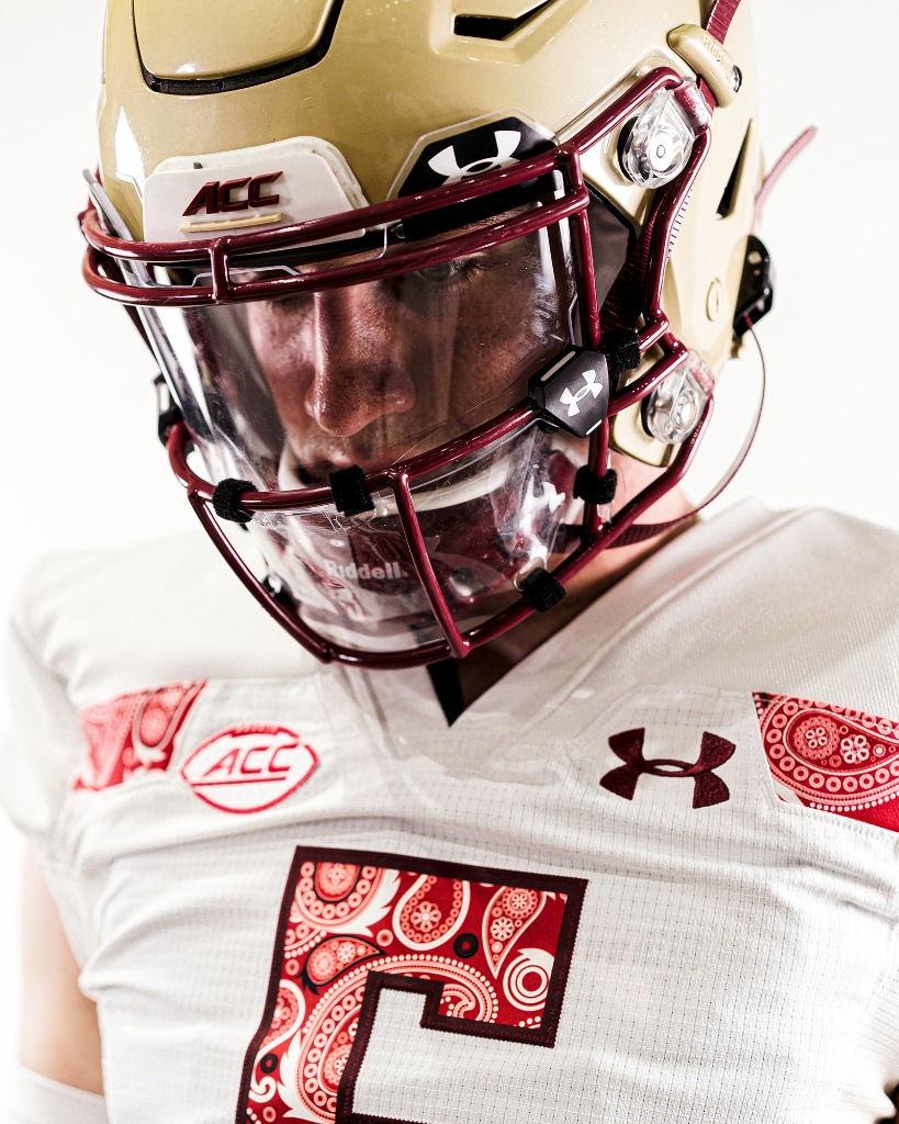 Boston College unveils "Red Bandana" football uniform Uniform Authority